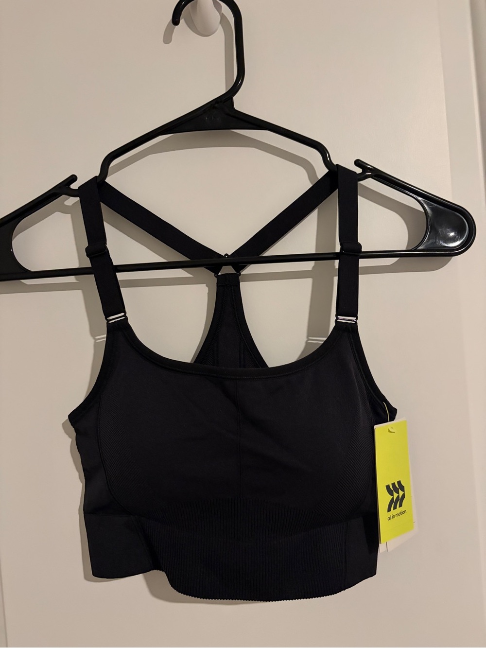 All In Motion Black Sports Bra with Tag - Size M
